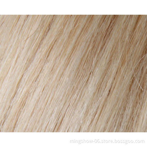Realistic mannequin head with human hair for training, women hair mannequin head